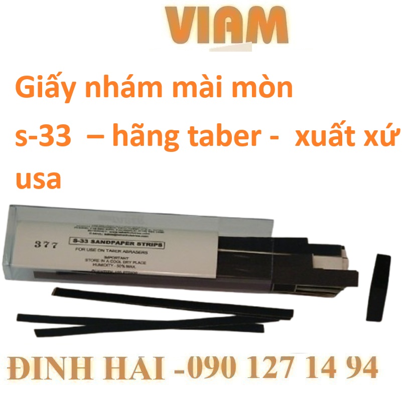 Giấy mài Taber S-33: Đặc điểm & Ứng dụng kiểm tra độ bền