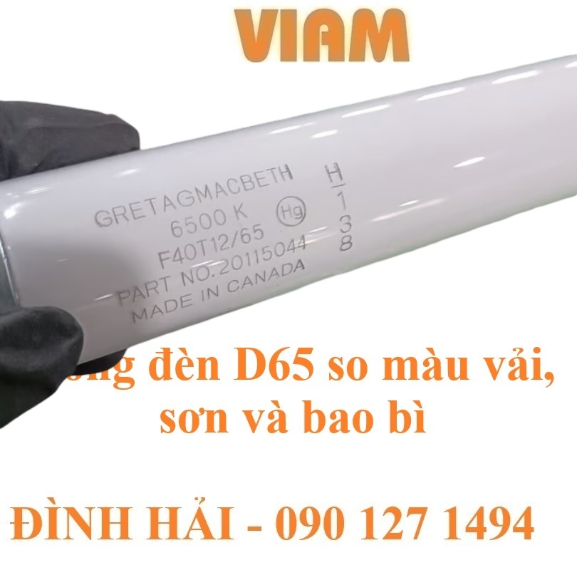 Bóng Đèn D65 So Màu F40T12/6500K: Chuẩn Màu Chuẩn Xác