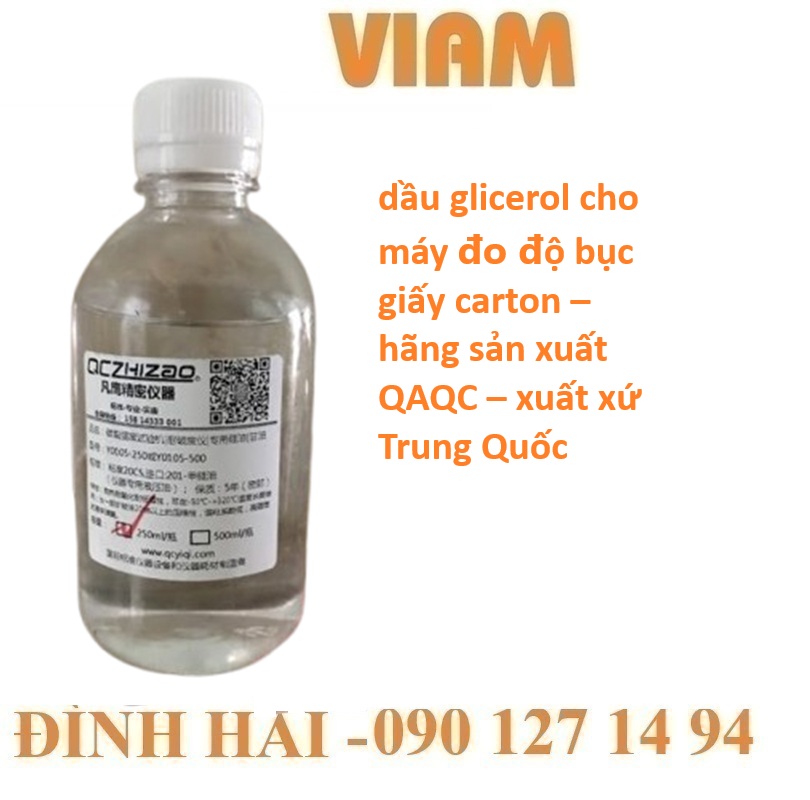 Dầu Glycerol trong Máy Đo Độ Bục Giấy và Carton: Một Bước Nhảy Chất Lượng