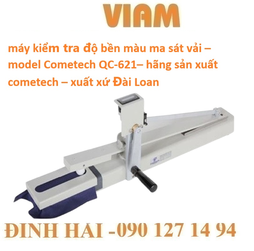 Máy đo ma sát bền màu vải | Crockmeter là gì?