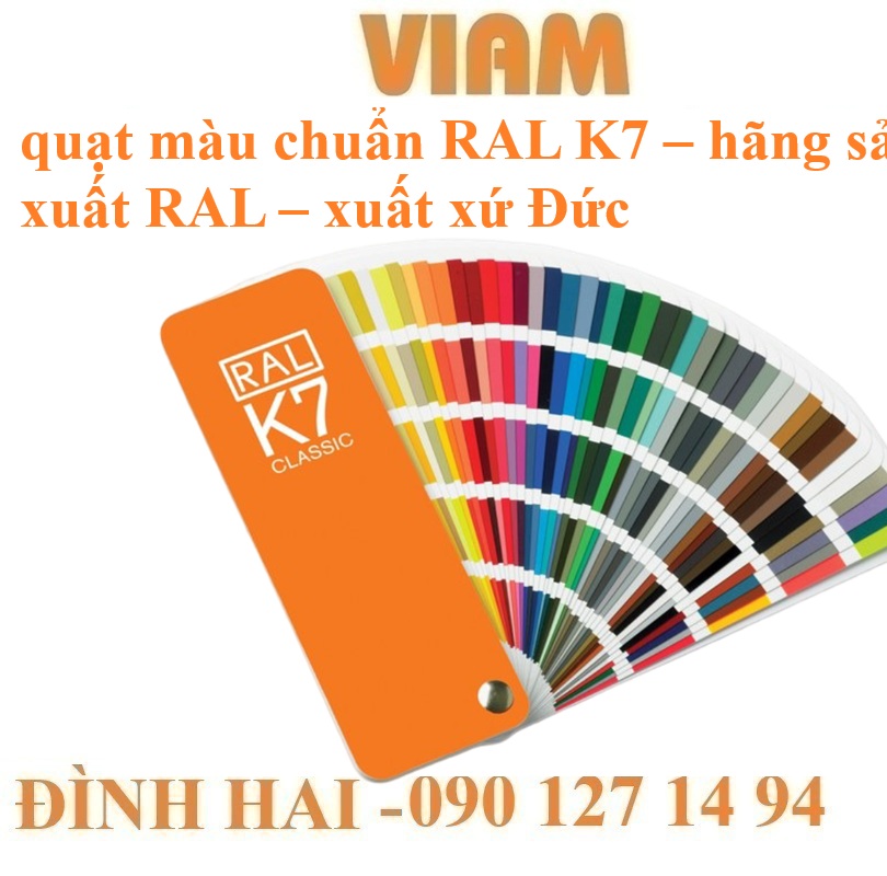 Quạt Màu RAL K7 Là Gì? Bí Quyết Giữ Màu Sơn Chuẩn Toàn Cầu – Không Còn Sai Lệch!