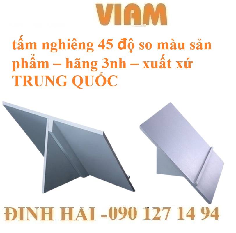 Tấm Nghiêng 45° Cho Tủ So Màu 3nh – “Bí Kíp” Đánh Giá Màu Chuẩn Quốc Tế
