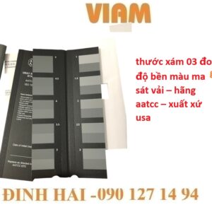  Thước xám A03 – “Chìa khóa” kiểm soát độ bền màu ma sát vải theo tiêu chuẩn AATCC USA